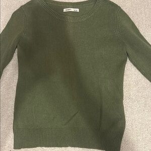 Green Crew Neck Sweater